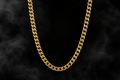 The Saintarini Curb Chain — clean uniform interlocking links on a dark backdrop (placeholder image, to be replaced with the production photograph)