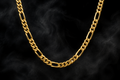 The Saintarini Figaro Chain — alternating short-and-long heritage links on a dark backdrop (placeholder image, to be replaced with the production photograph)